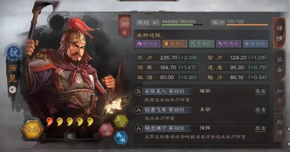 三国志战略版徐晁如何搭配