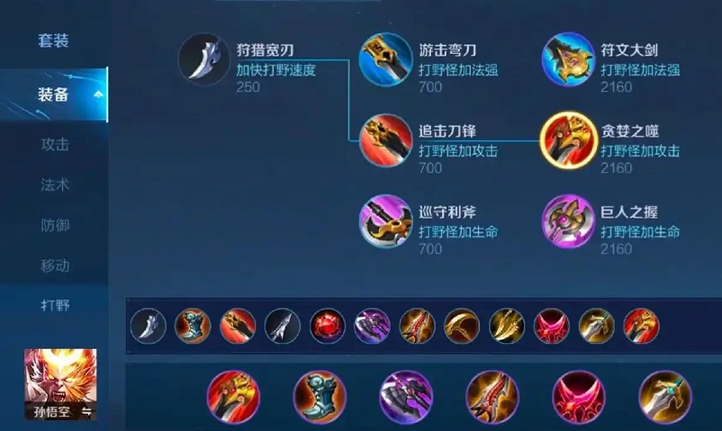 王者荣耀悟空怎么出装