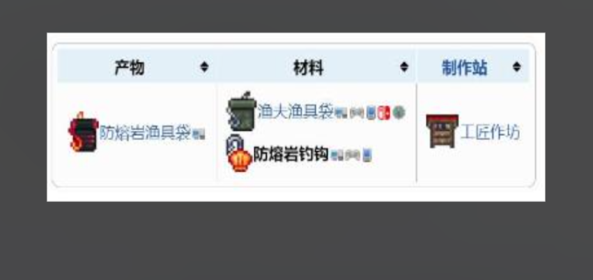 泰拉瑞亚防岩浆鱼钩怎么制作