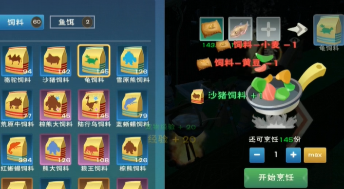 创造与魔法海龟吃什么