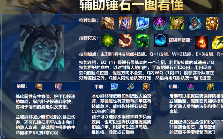 英雄联盟手游锤石怎么玩