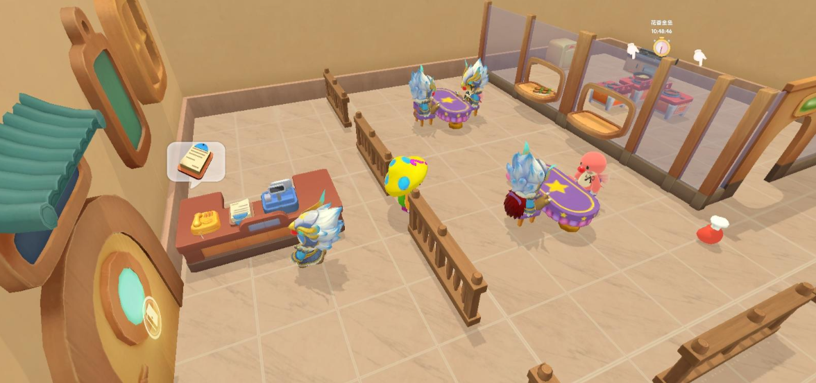 摩尔庄园手游向导桌怎么摆下