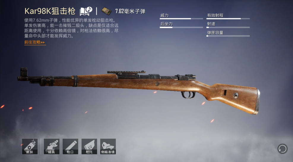 绝地求生有哪些单发狙击枪 绝地求生有哪些单发狙击枪