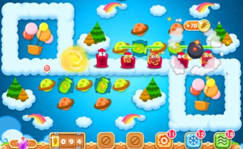 保卫萝卜56关怎么玩