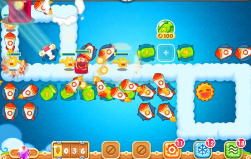 保卫萝卜56关怎么玩