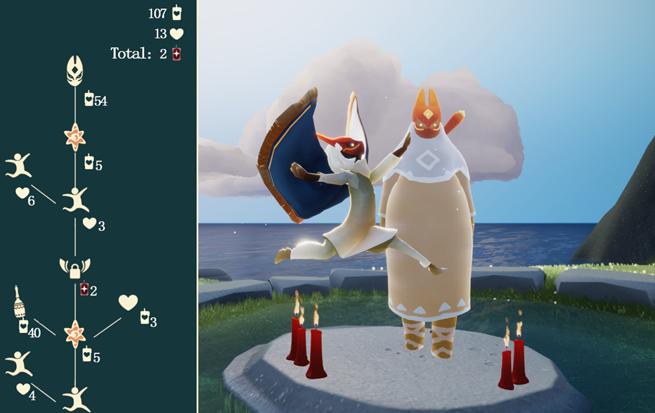 光遇红狐狸面具如何搭配