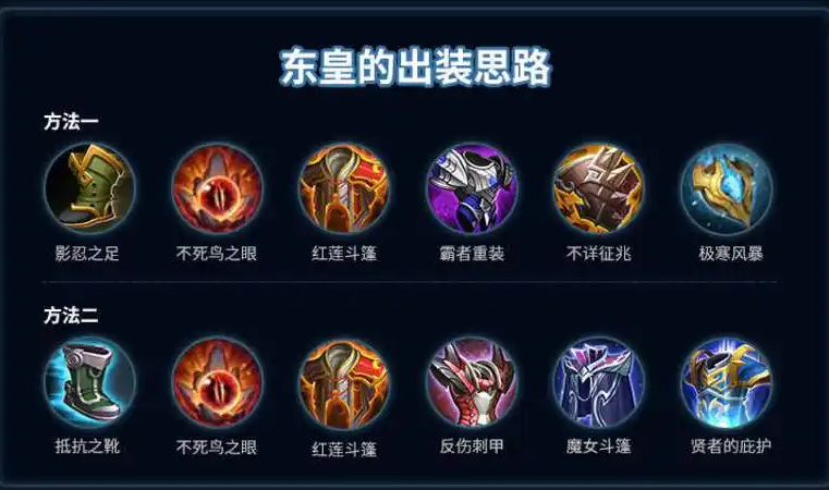 王者荣耀东皇最强出装是什么 王者荣耀东皇最强出装是什么