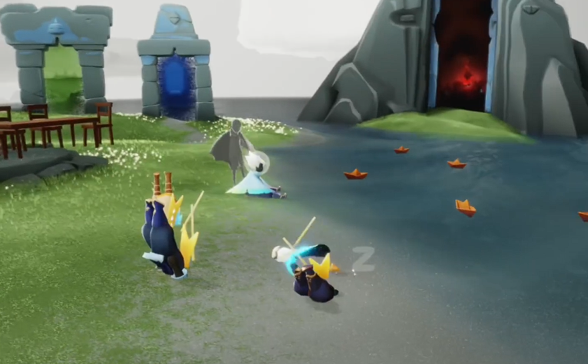 光遇滑雪道怎么倒栽葱 光遇滑雪道怎么倒栽葱