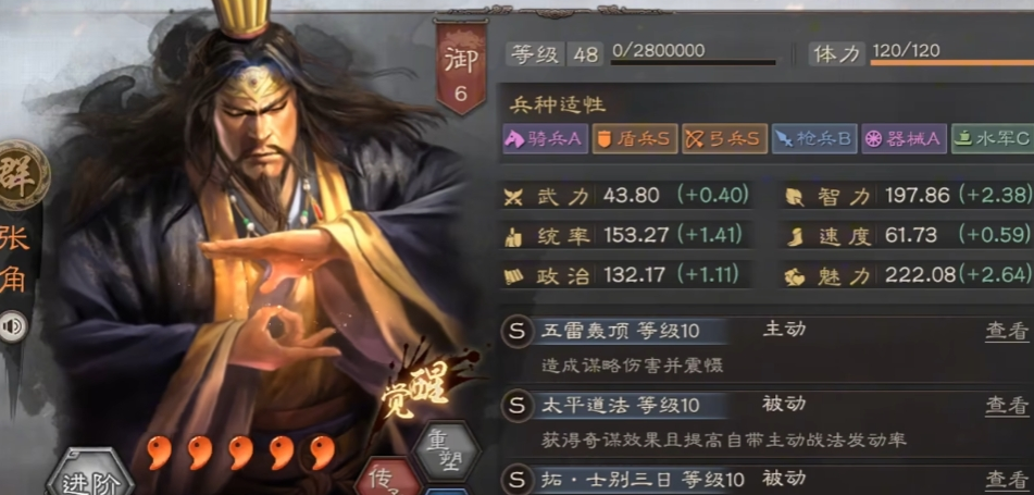 三国志战略版张角的天公如何触发