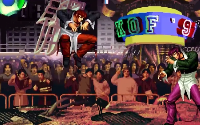 拳皇97空中防御怎么用