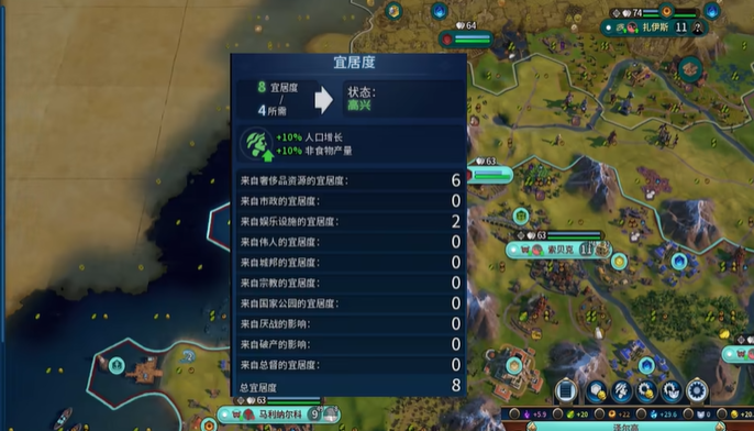文明6宜居度怎么玩