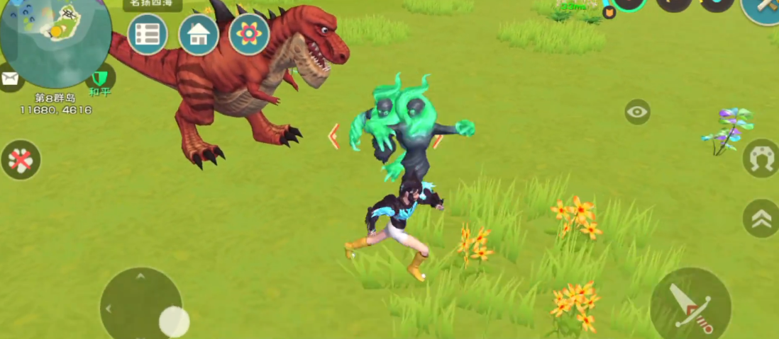 创造与魔法霸王龙怎么打无伤 创造与魔法霸王龙怎么打无伤