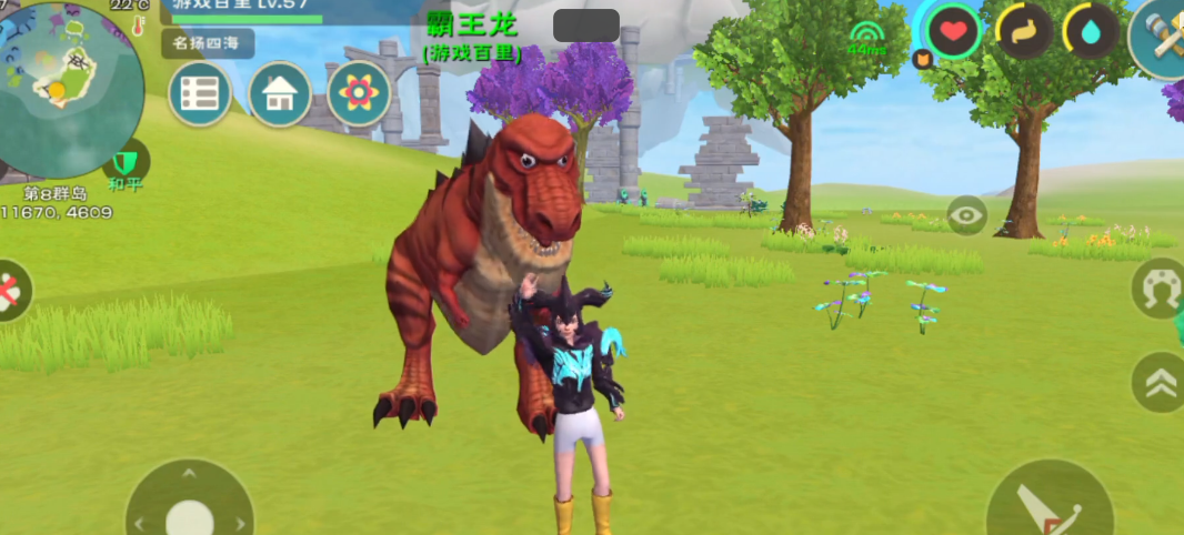 创造与魔法霸王龙怎么打无伤