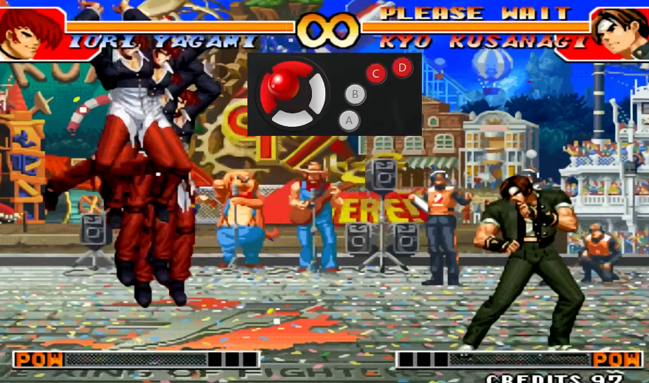 拳皇97八神无敌波怎么放