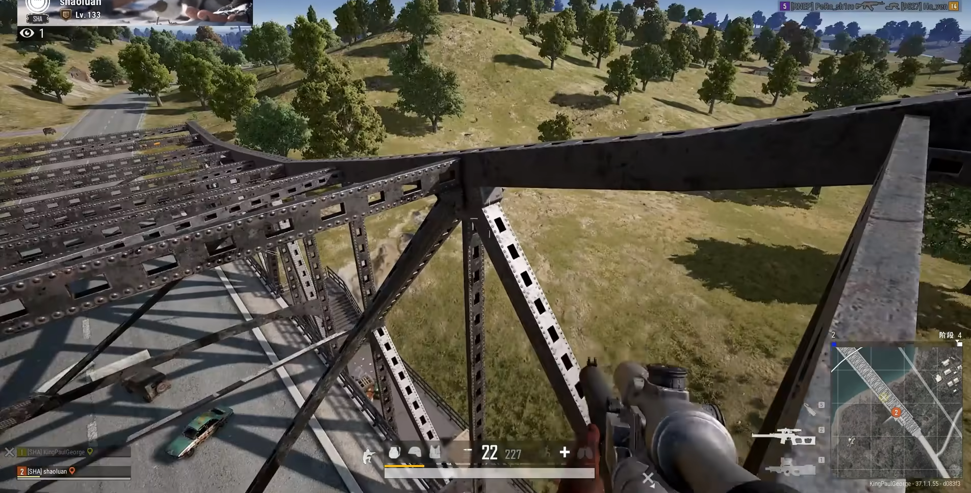 绝地求生海岛图如何上桥顶 绝地求生海岛图如何上桥顶