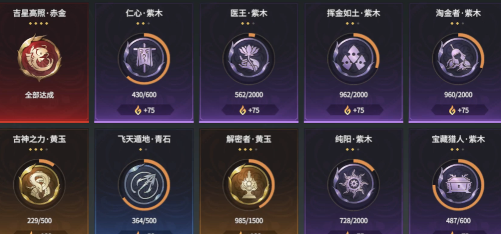 永劫无间红色成就怎么看的