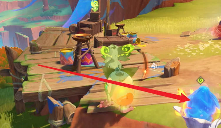 原神宝箱外面一团火怎么开