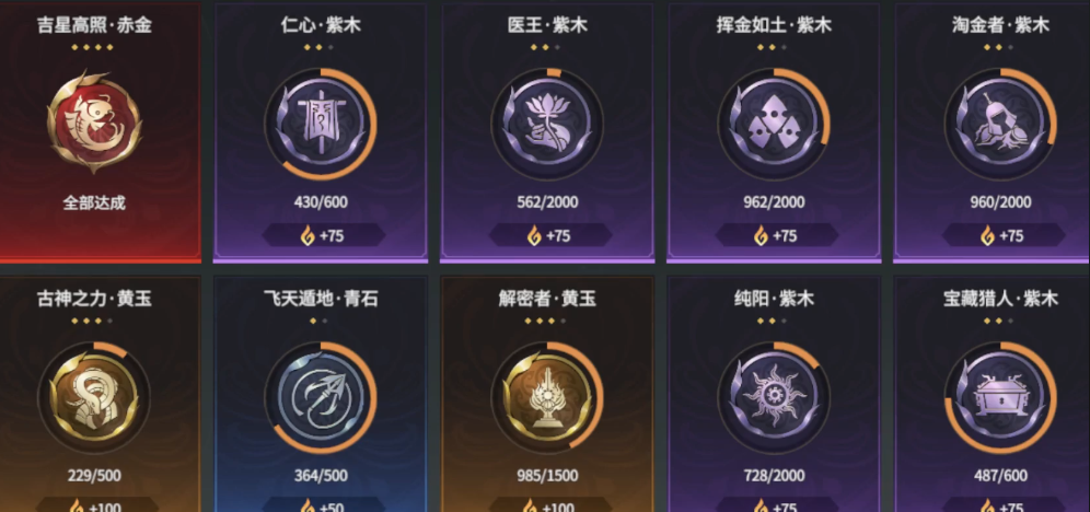 永劫无间成就达成条件是什么