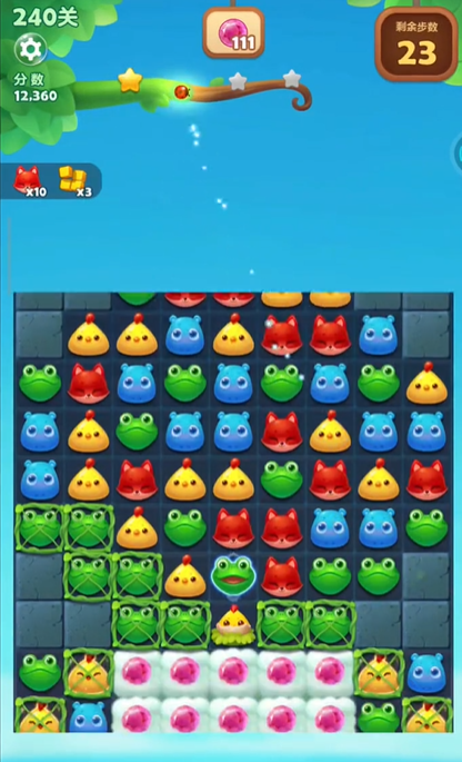 开心消消乐240关怎么玩