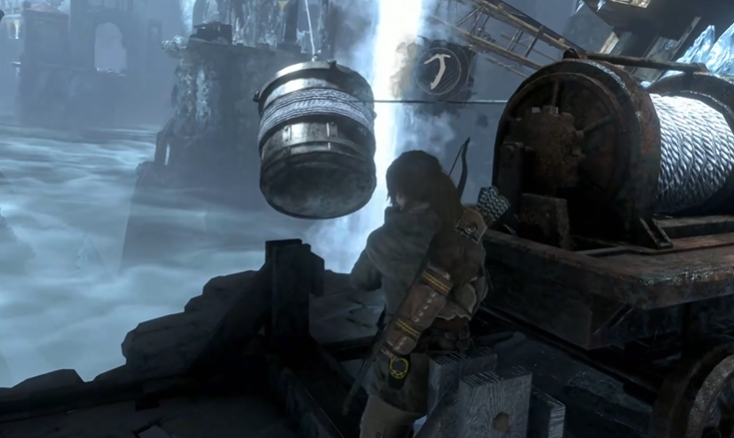 古墓丽影崛起废弃矿坑怎么过