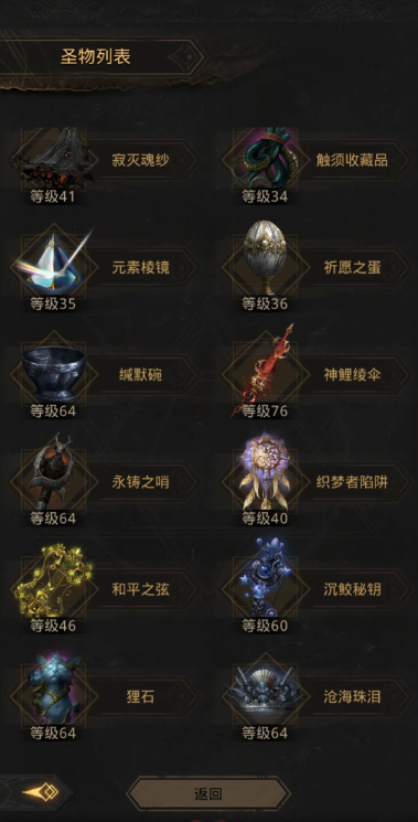 地下城堡3哪个圣物值得培养