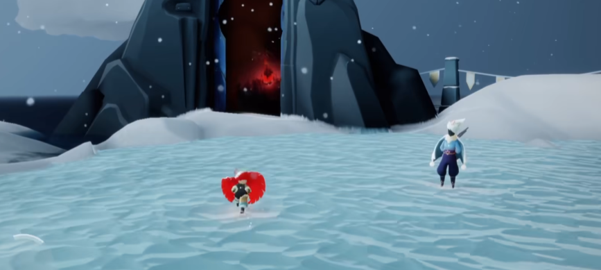 光遇怎么在冰上面做动作