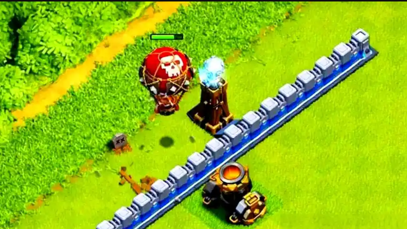 部落冲突气球怎么放