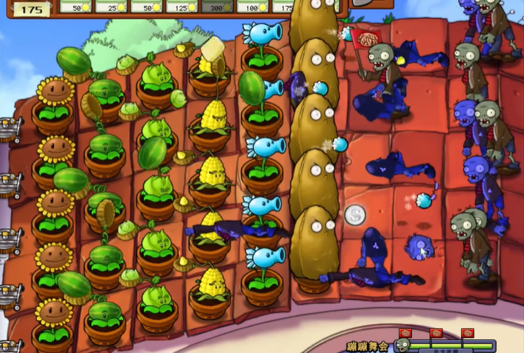 植物大战僵尸蹦蹦舞会怎么过