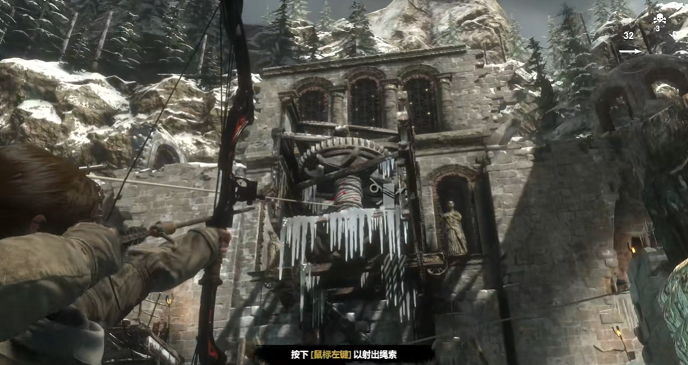 古墓丽影崛起邪恶溪谷门怎么开